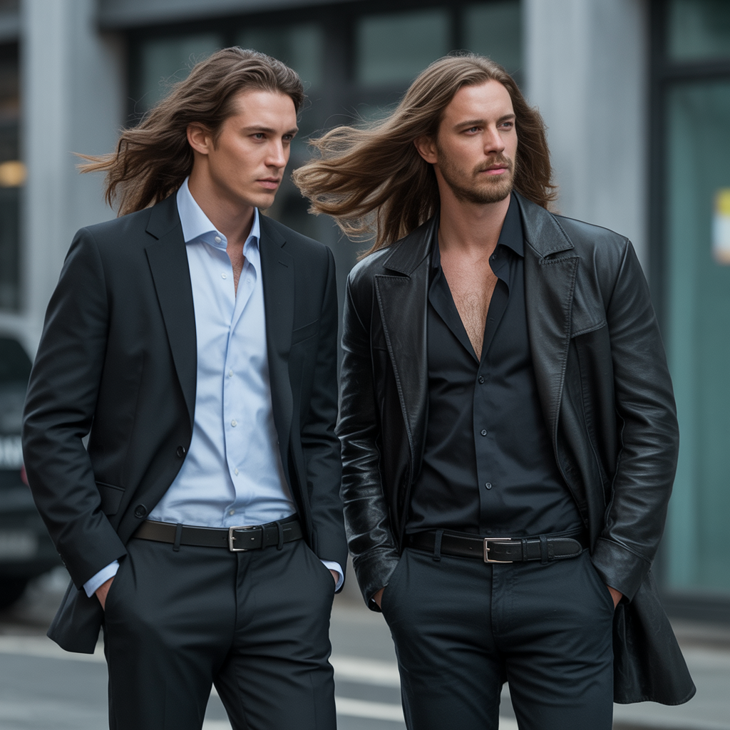 boys long hair