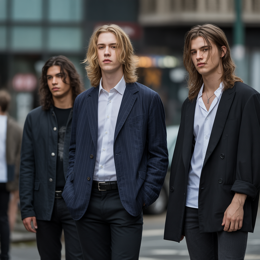 boys long haircuts