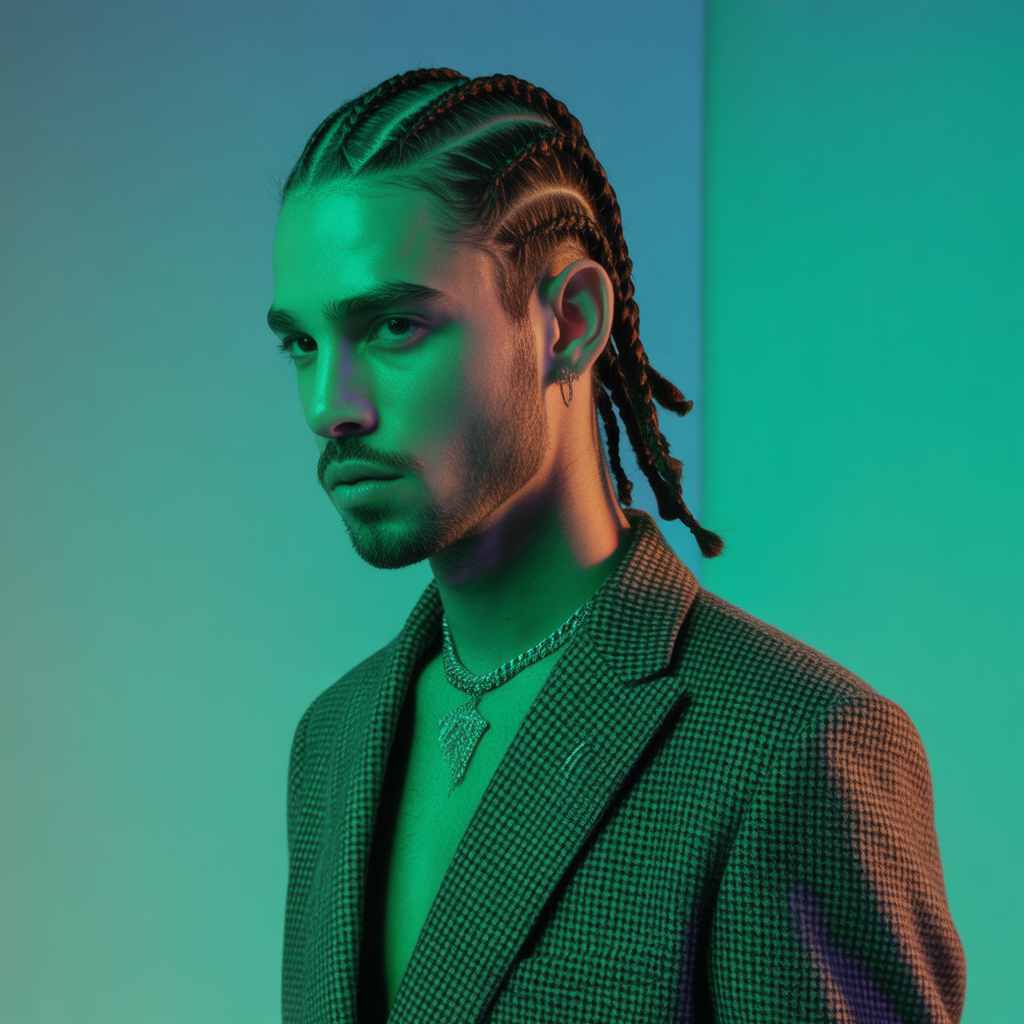 braids man bun