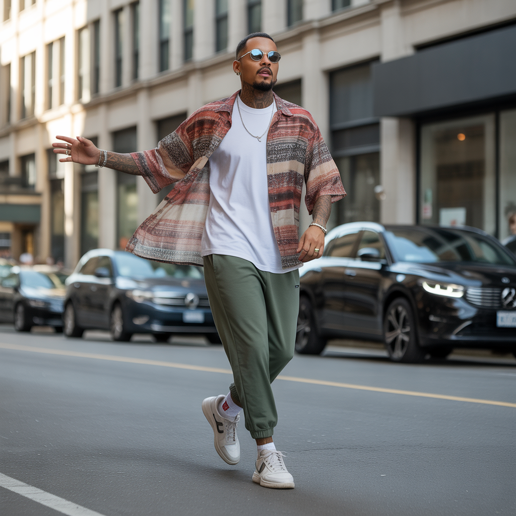 breezy bowl chris brown outfit