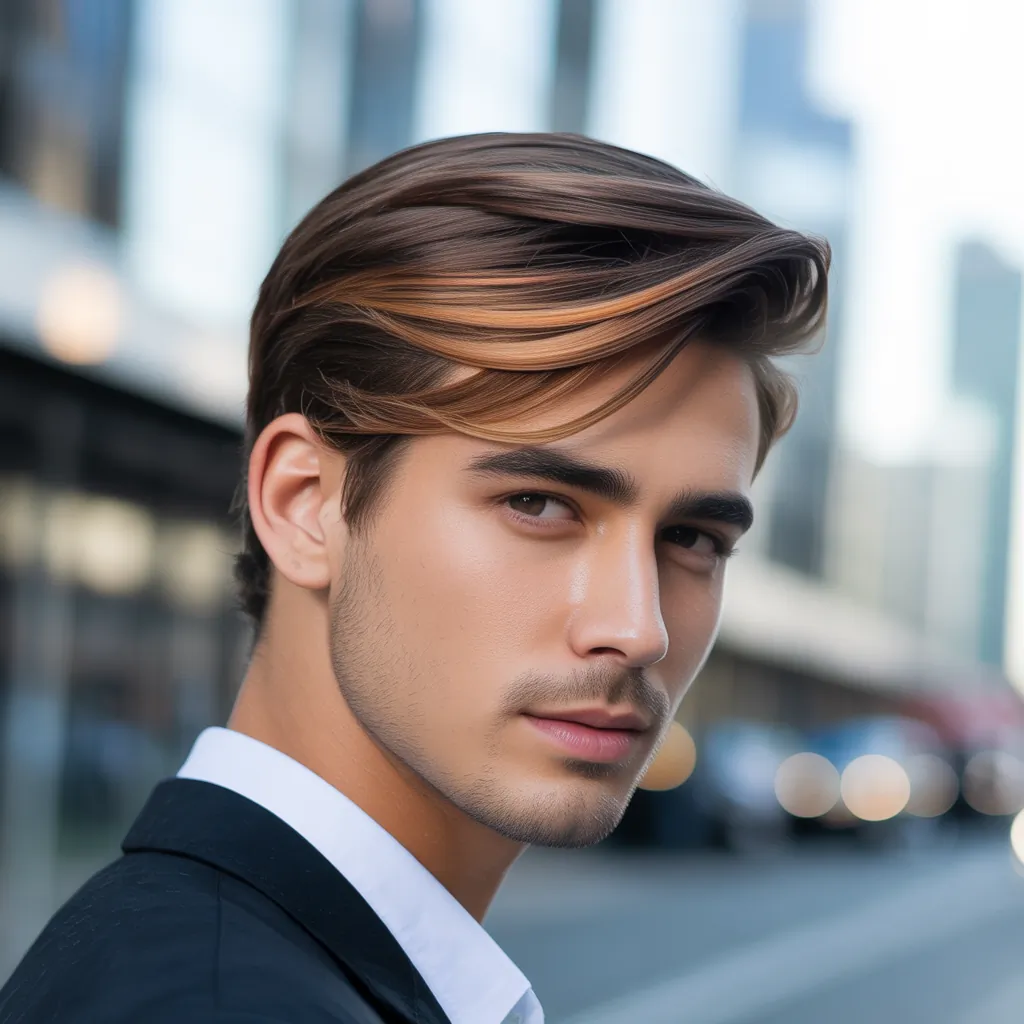 brown hair balayage