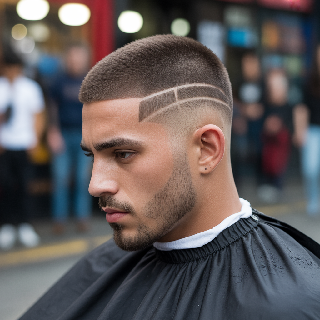 burst fade haircuts
