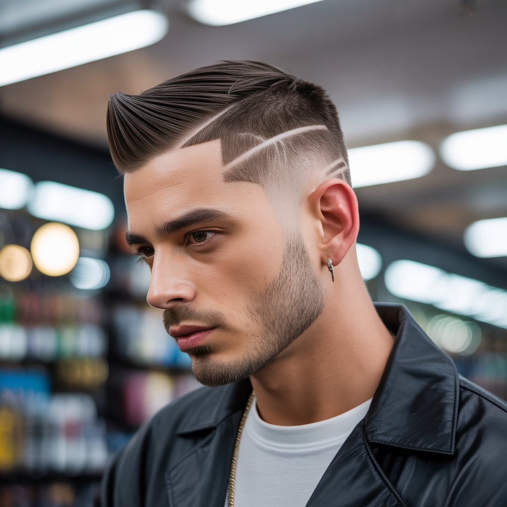 burst fade haircuts