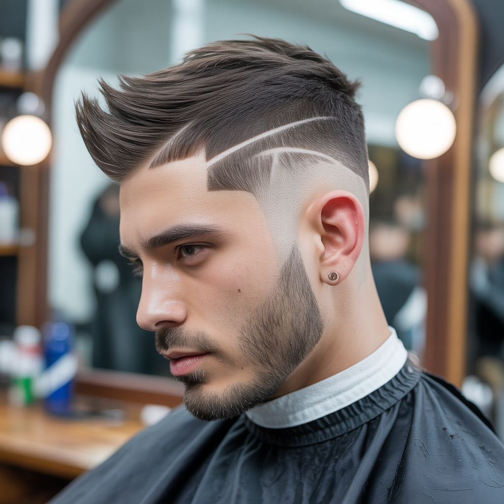 burst fade haircuts