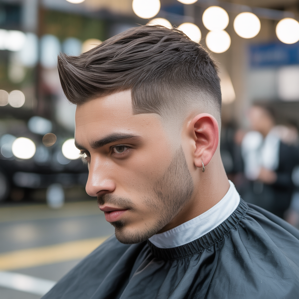 burst fade haircuts