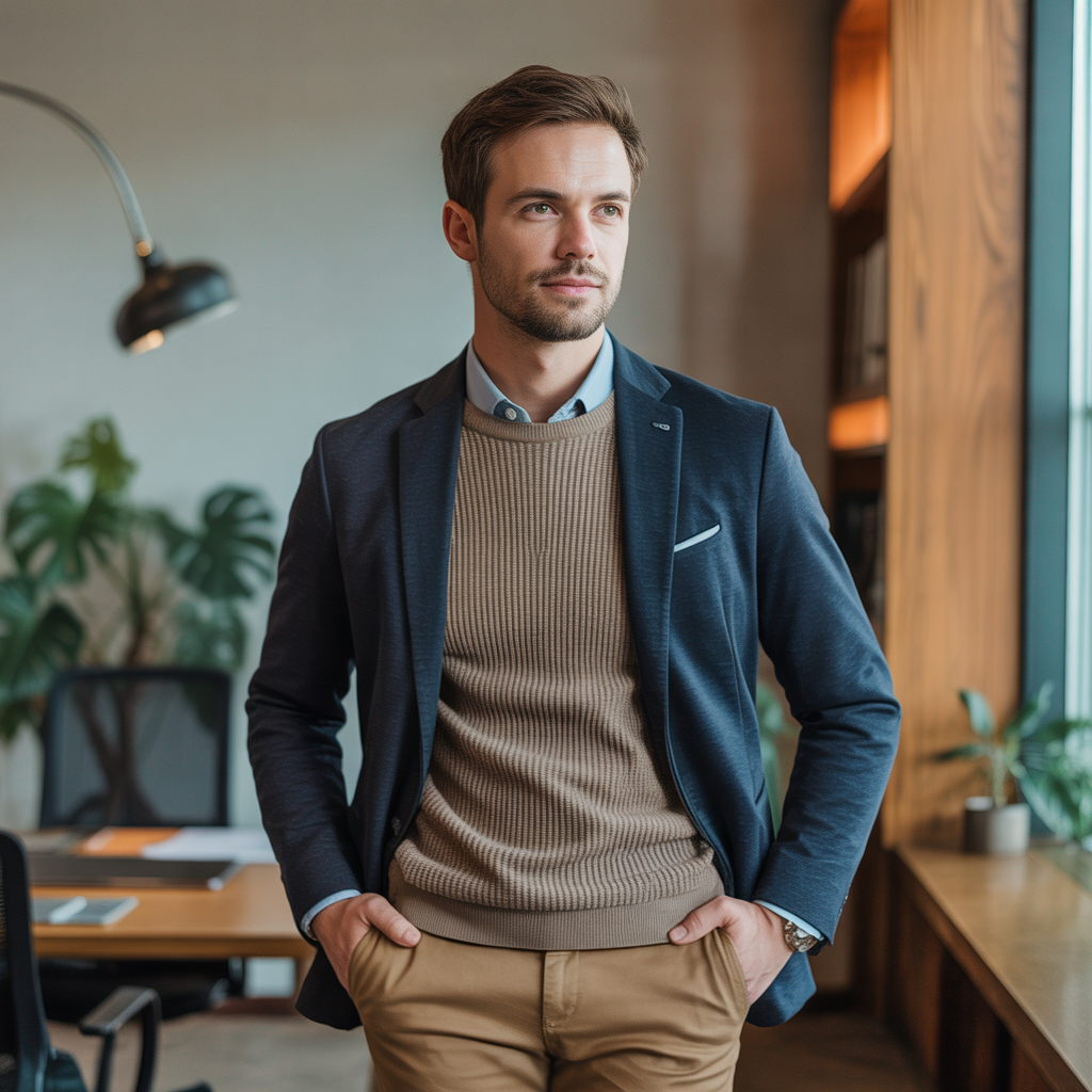 business casual men