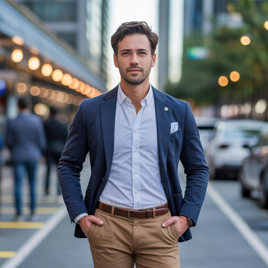 business casual men