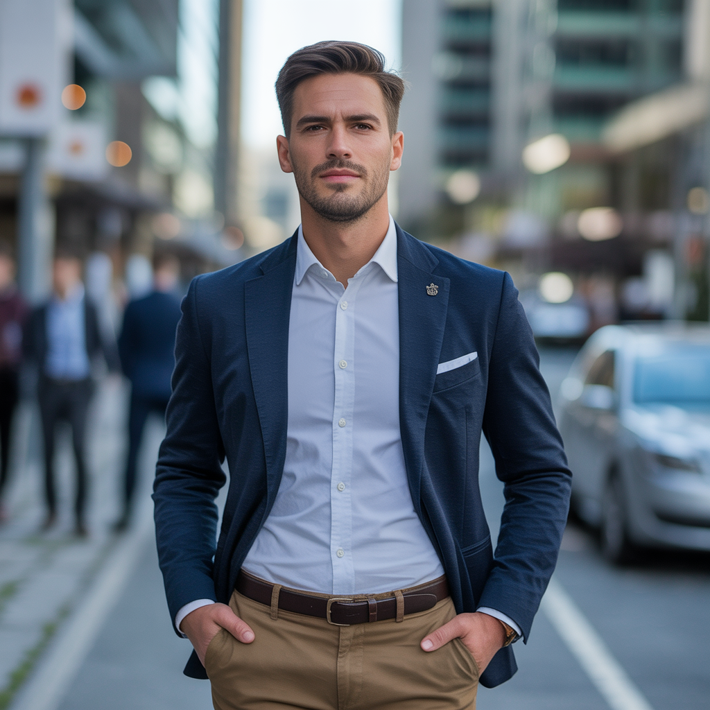 business casual men
