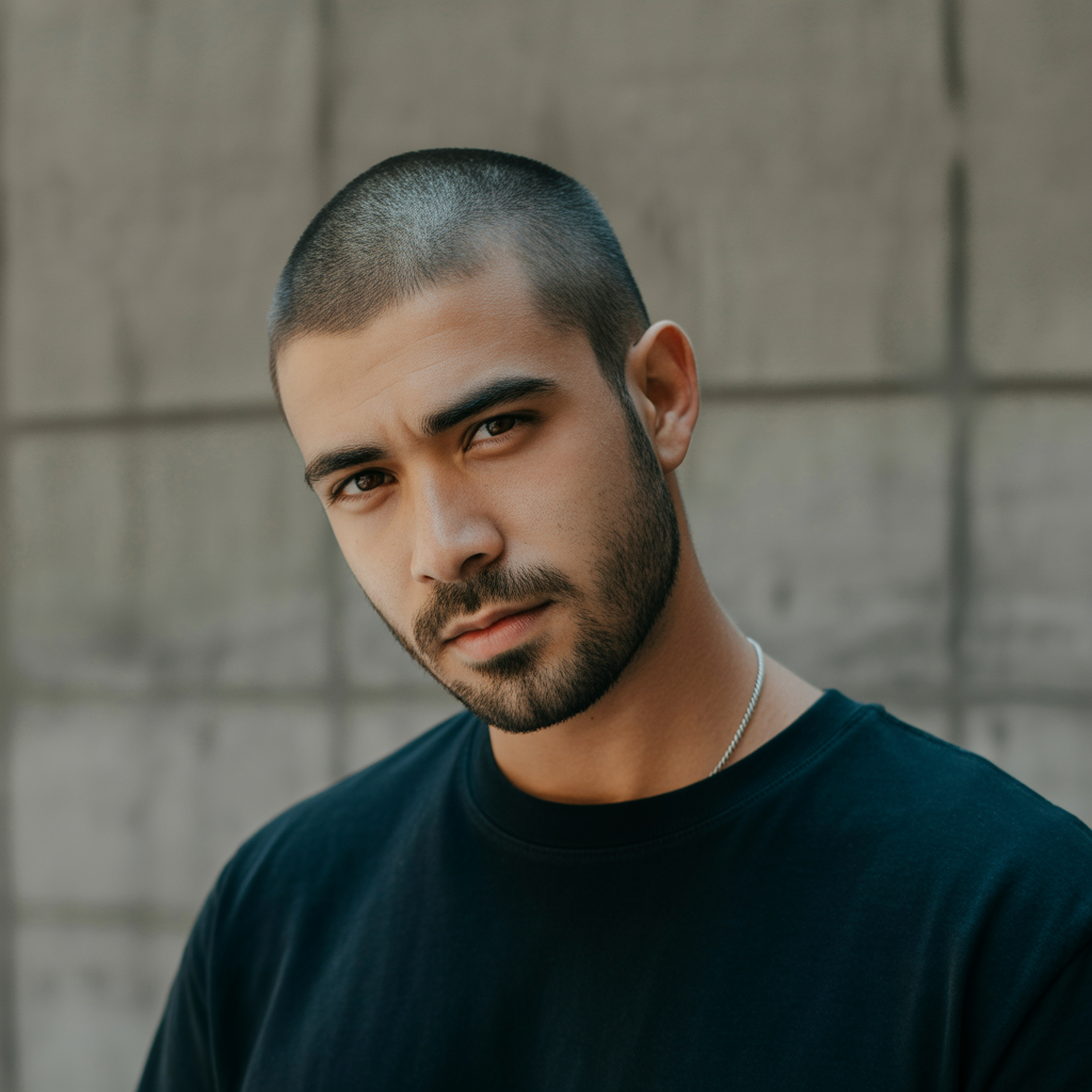 buzz cut beard styles