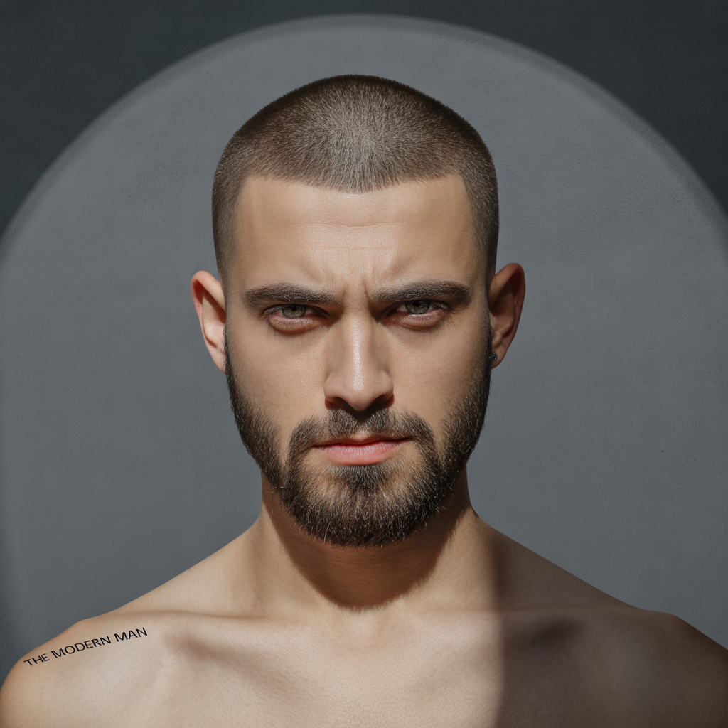 buzz cut beard styles