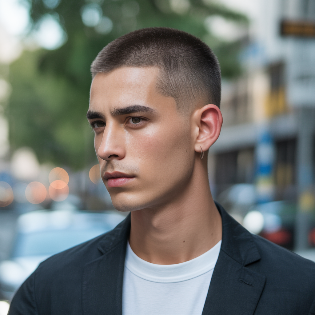 buzz cut hairstyles for men