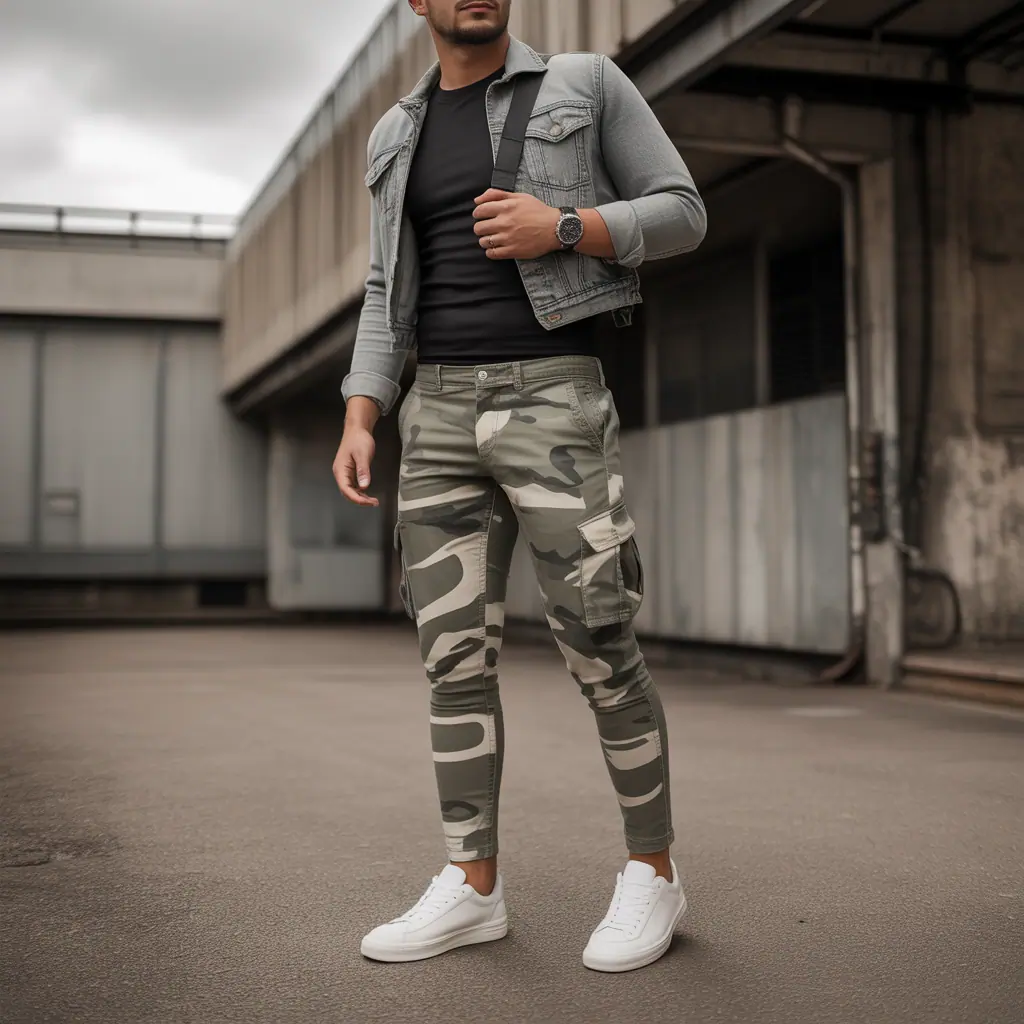 camo pants outfit men