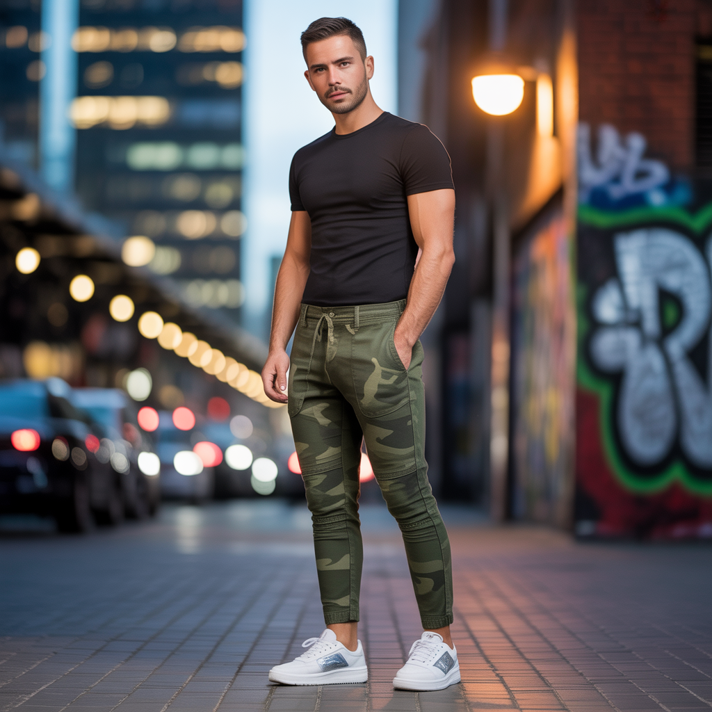 camo pants outfit men