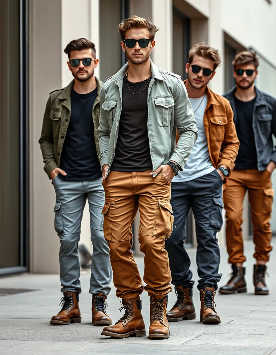 cargo pants outfits for men