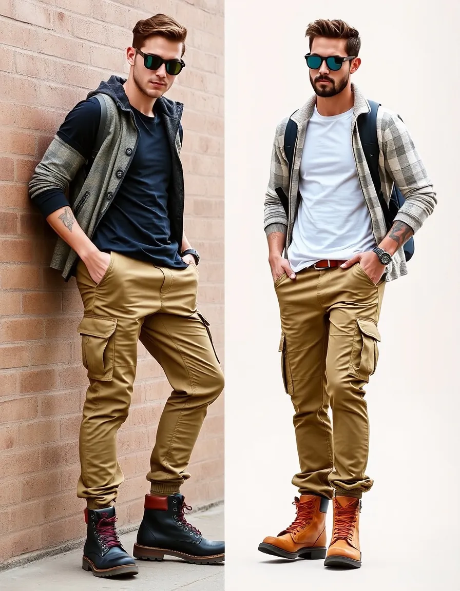 cargo pants outfits for men