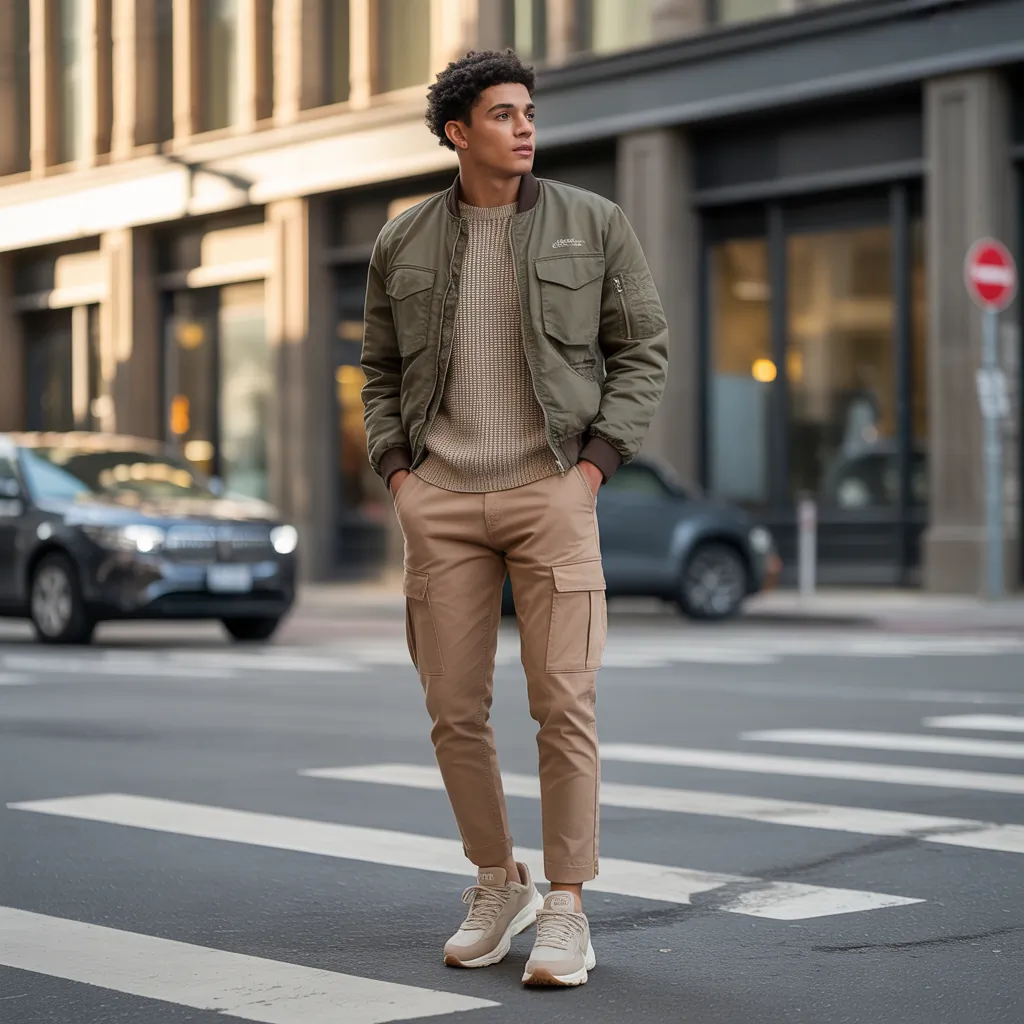cargo pants outfits for men
