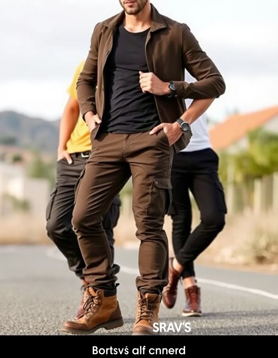 cargo pants outfits for men