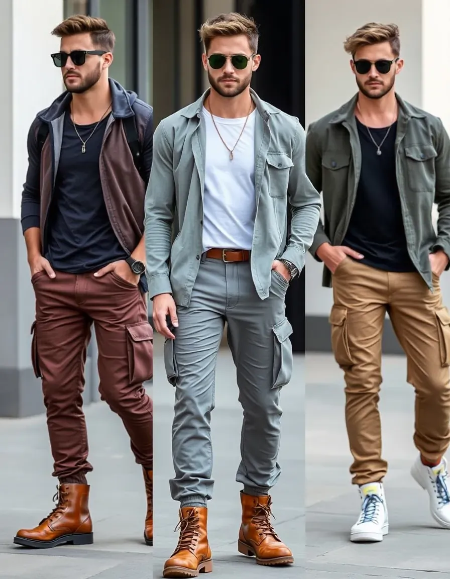 cargo pants outfits for men