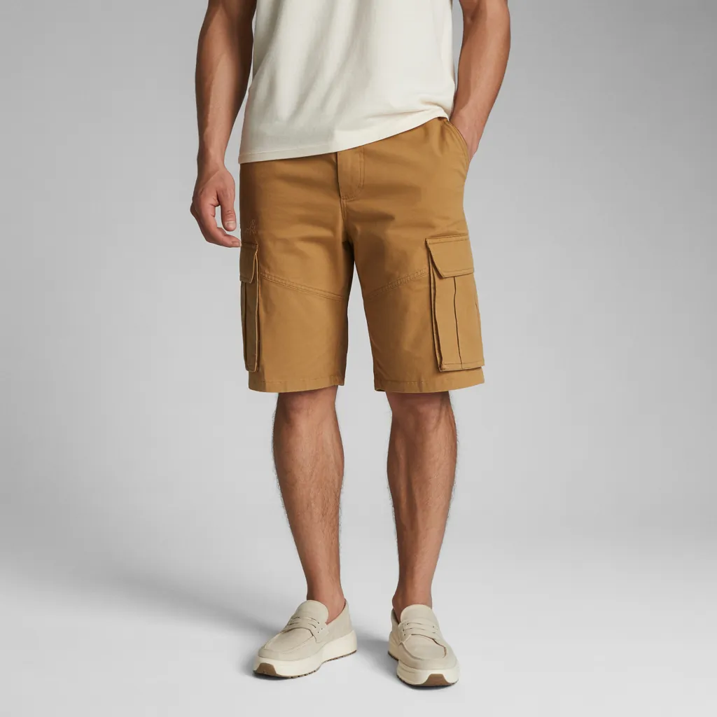 cargo shorts outfit combinations for men