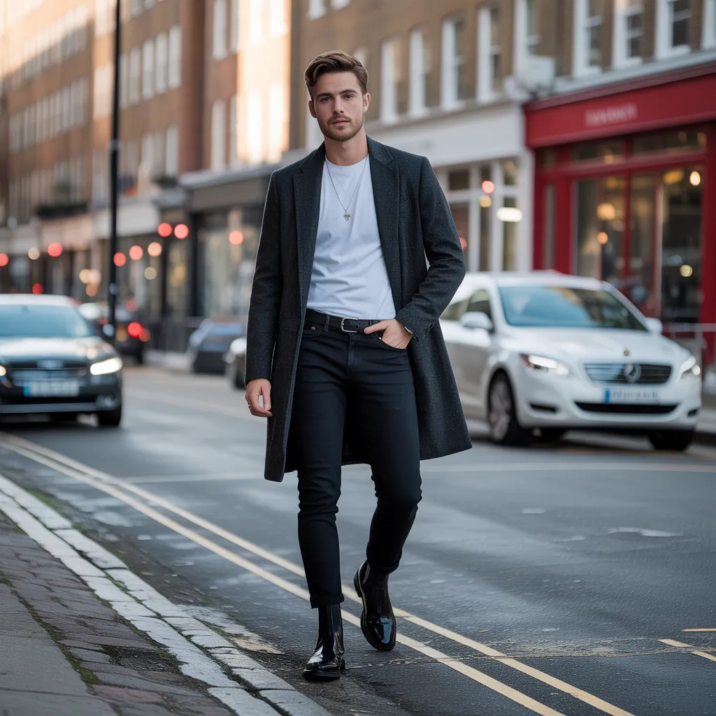 chelsea boots men outfit