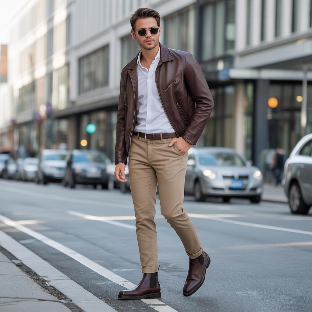 chelsea boots men outfit