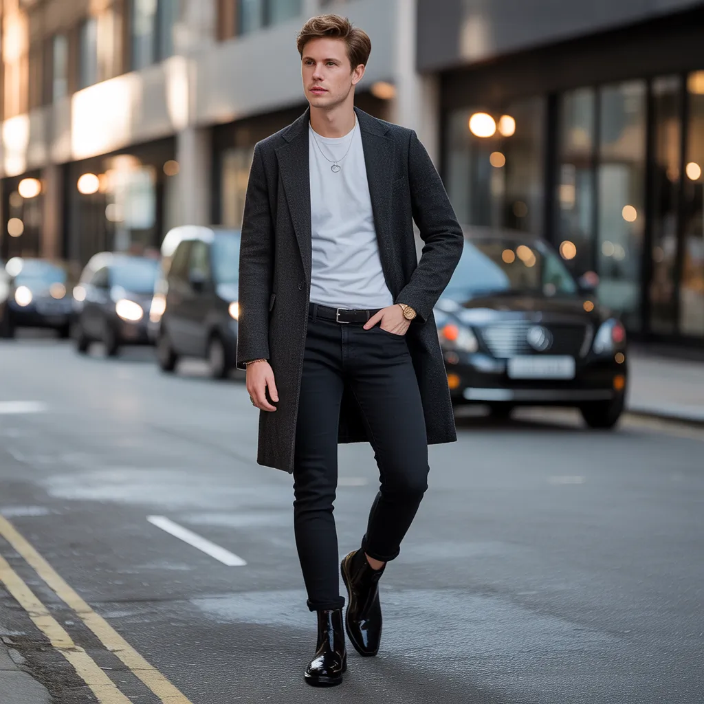 chelsea boots men outfit