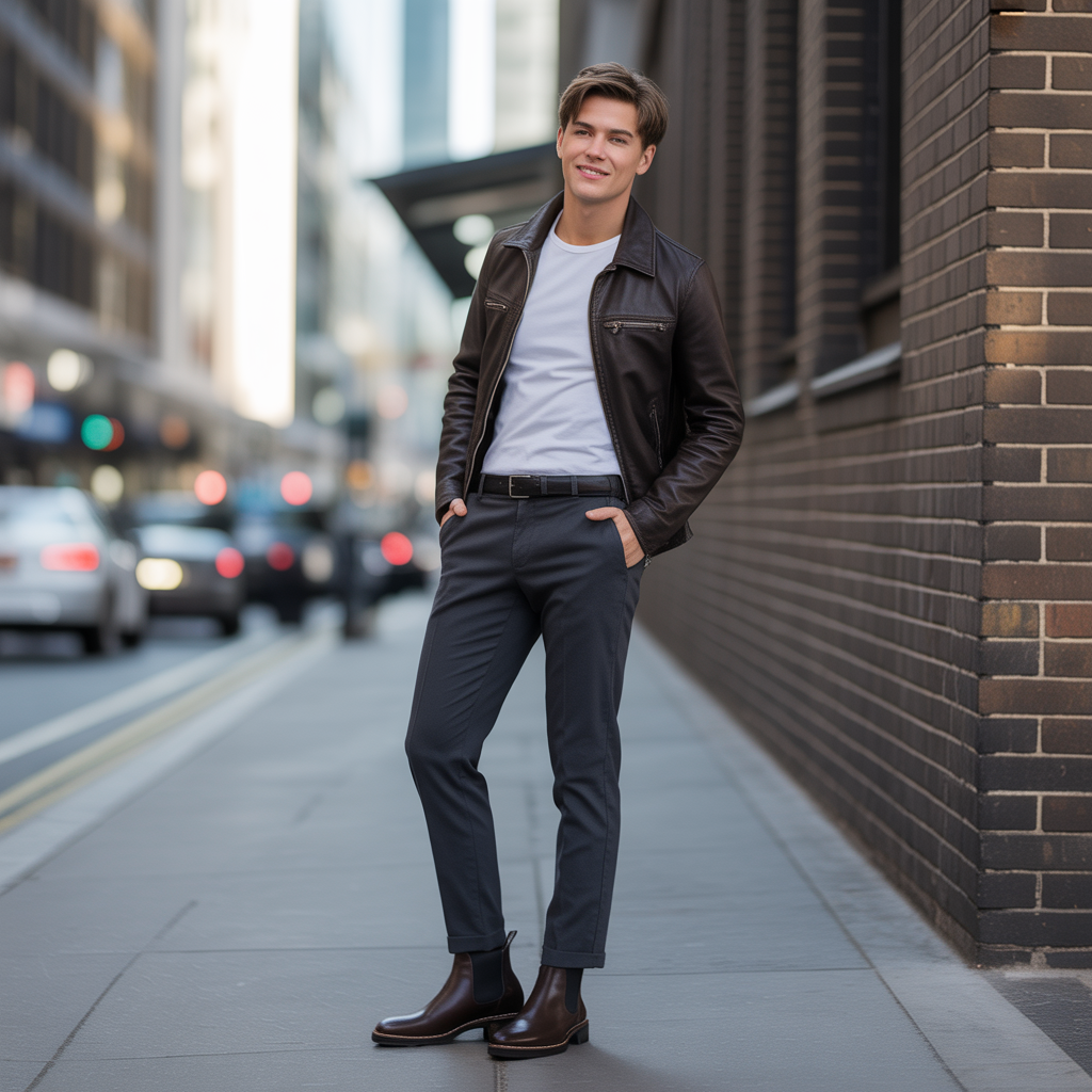 chelsea boots men outfit