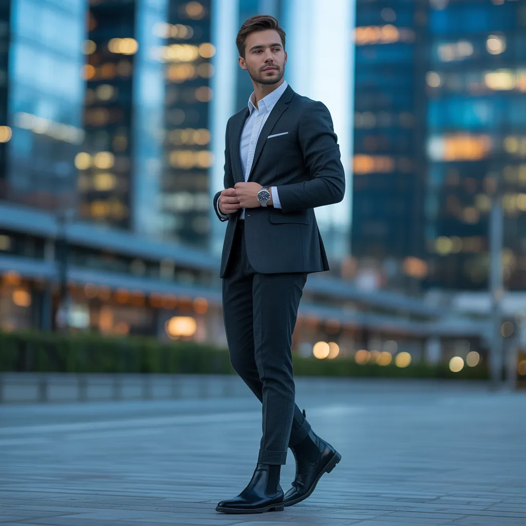chelsea boots men outfit