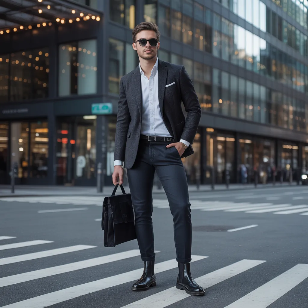 chelsea boots men outfit