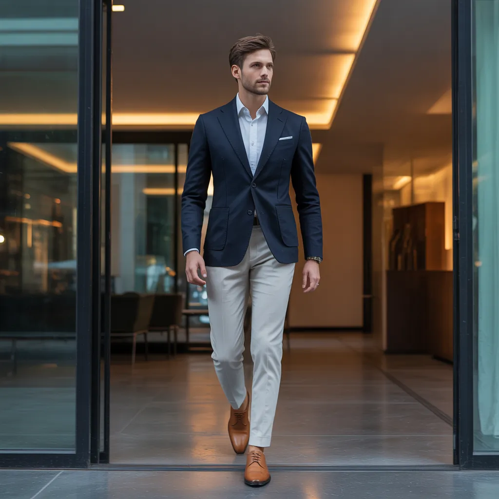 classy blazer outfits men