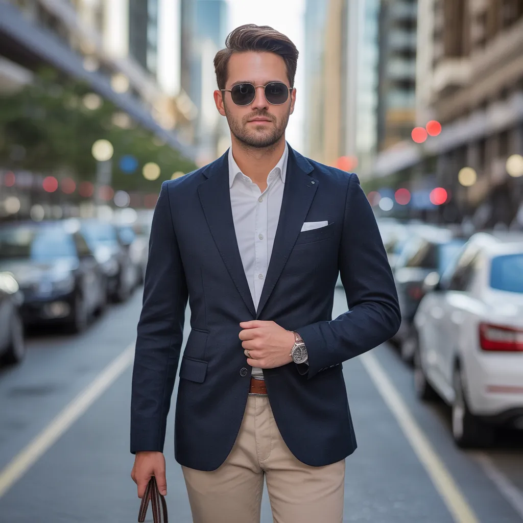 classy blazer outfits men