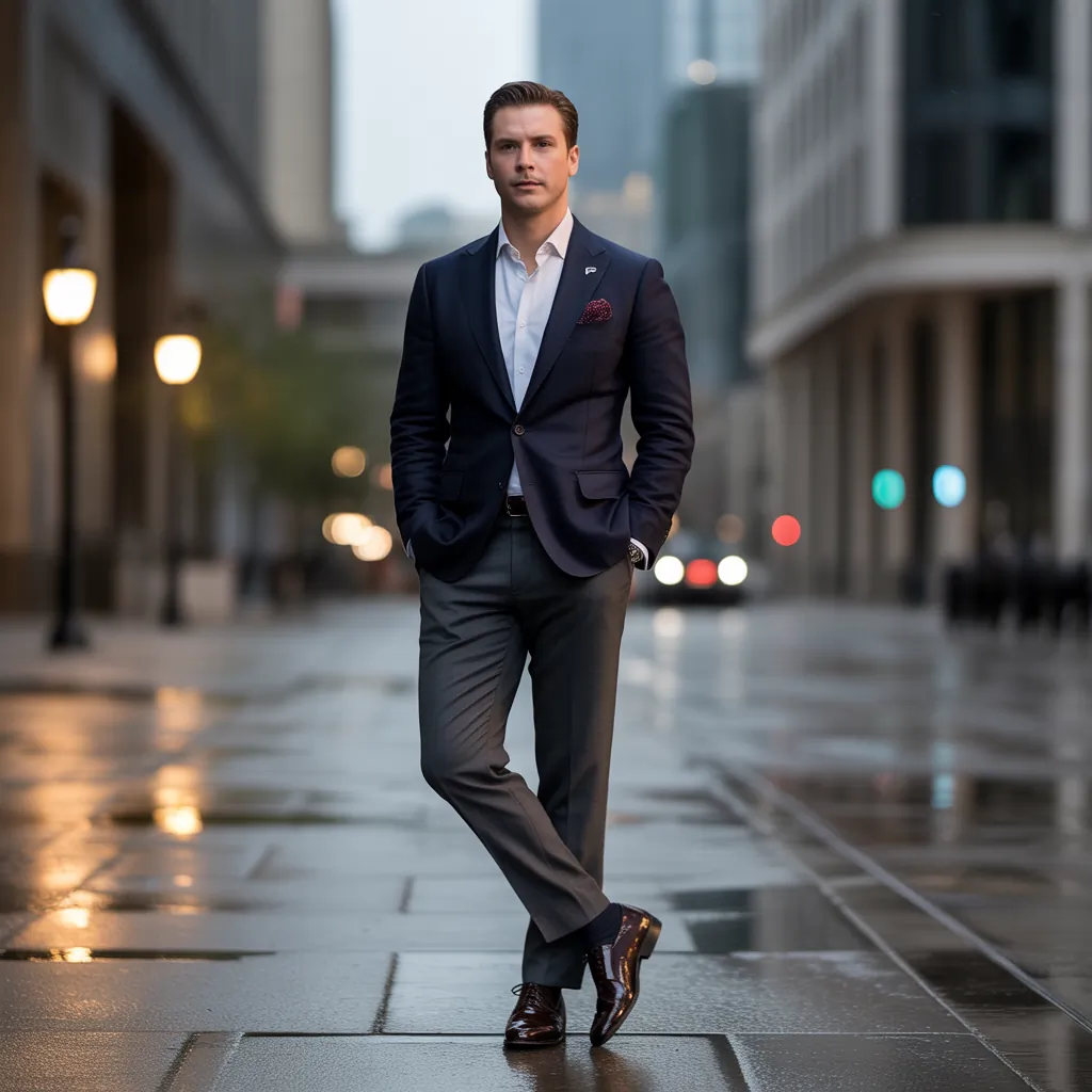 classy blazer outfits men