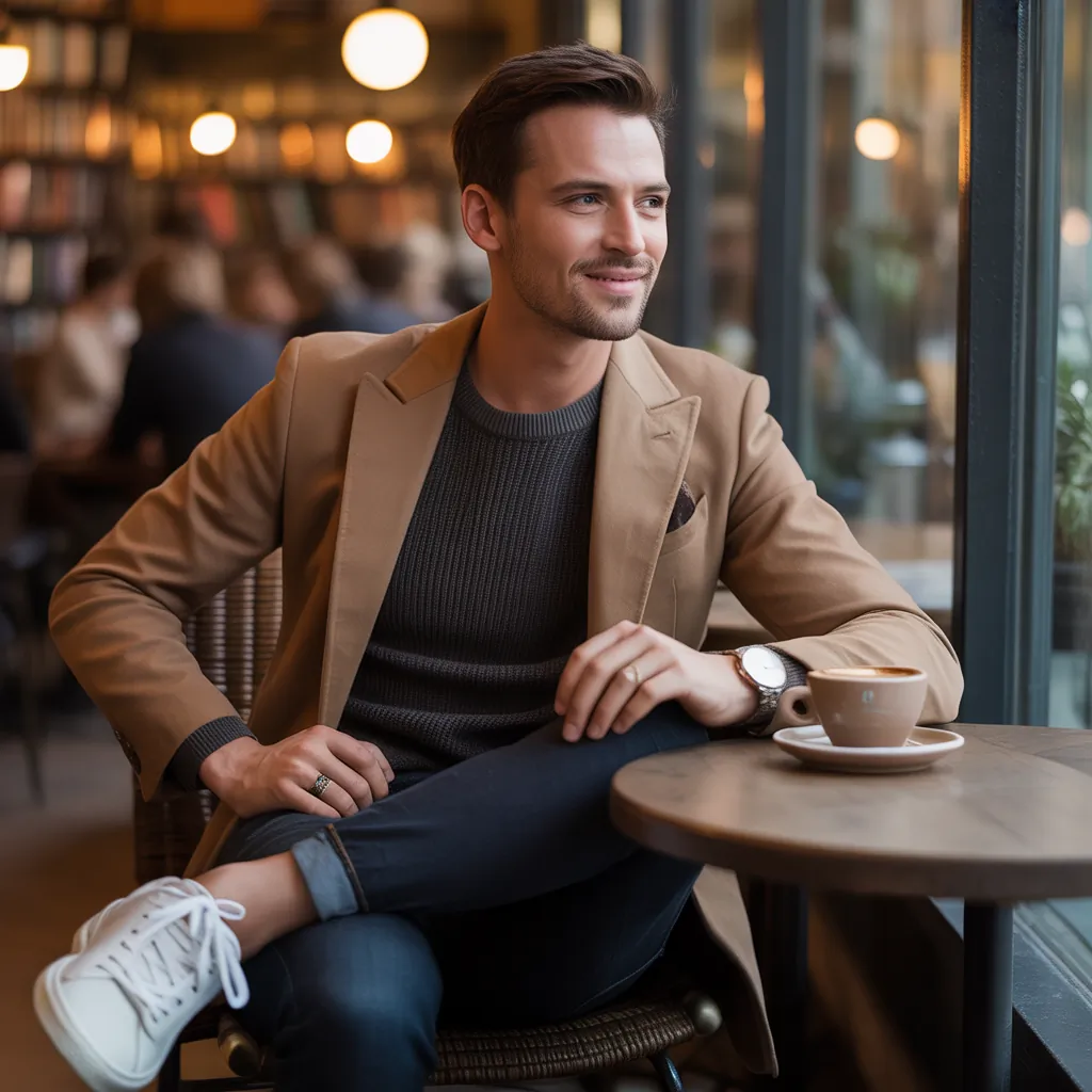 coffee date outfits for men