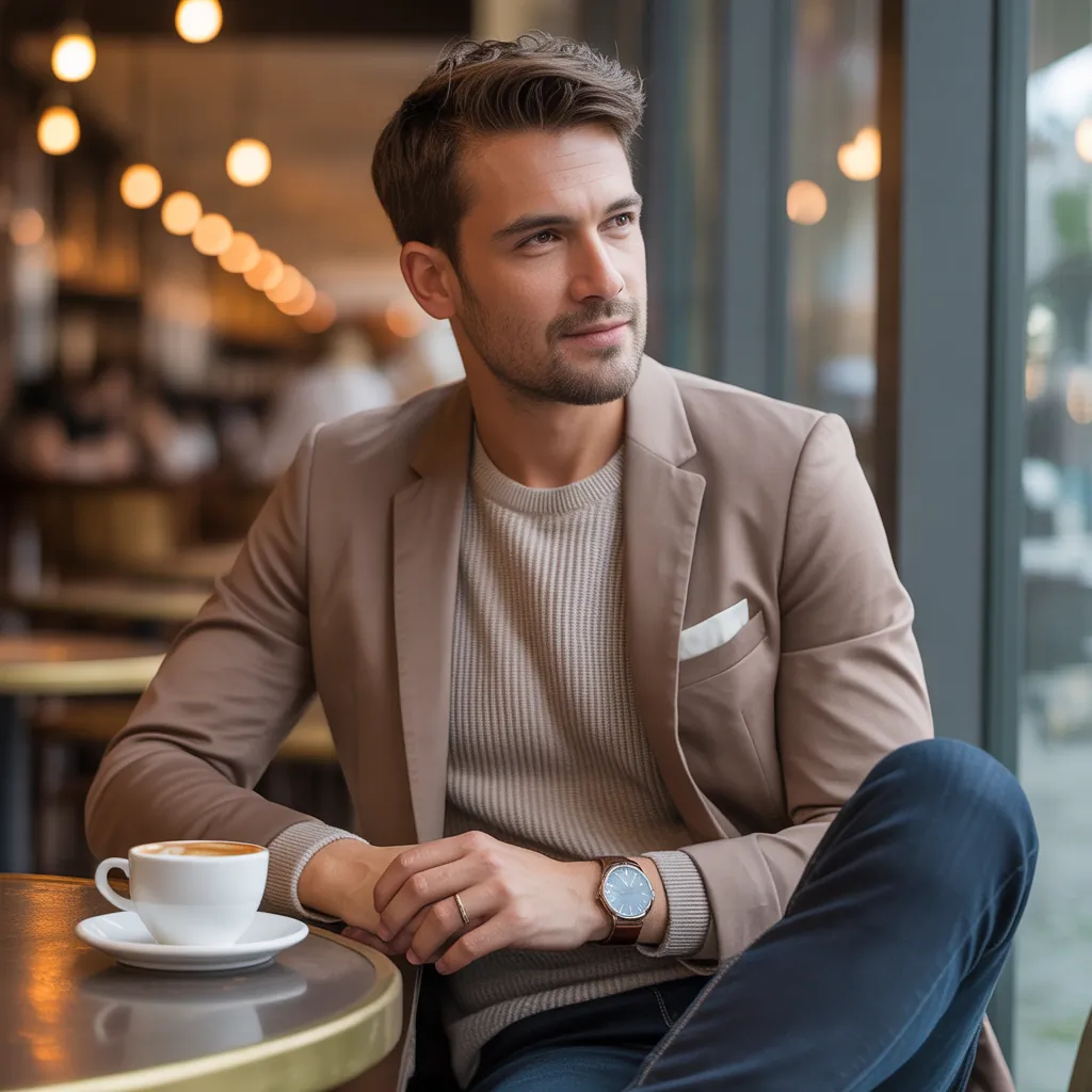 coffee date outfits for men