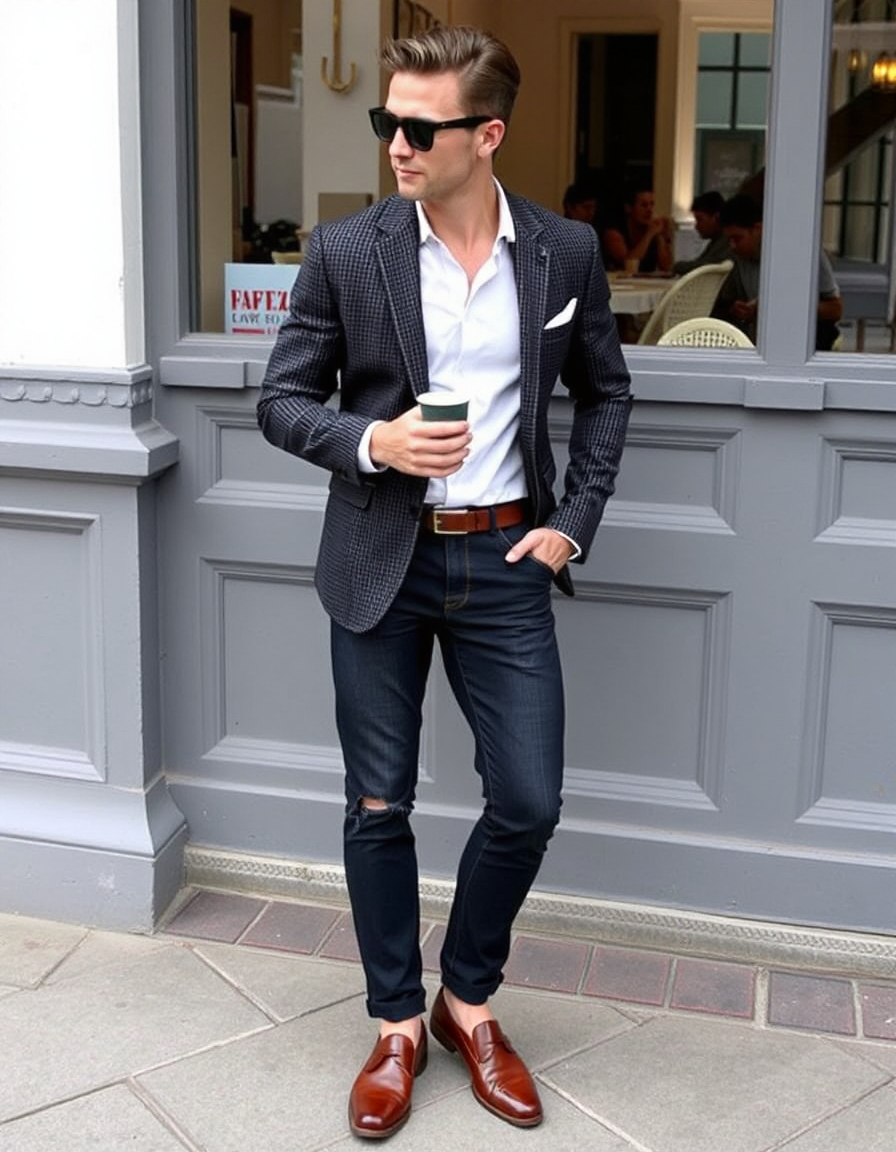 coffee date outfits for men