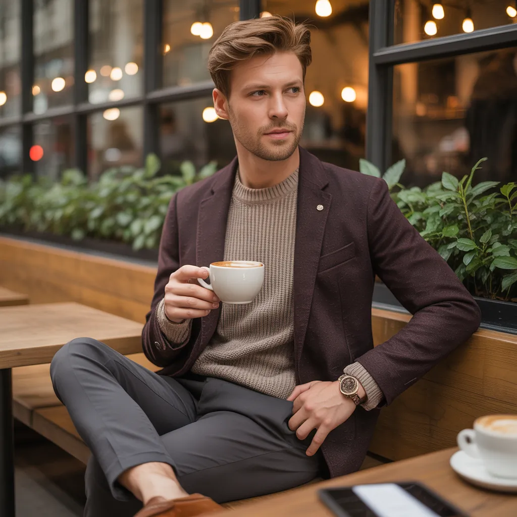 coffee date outfits for men