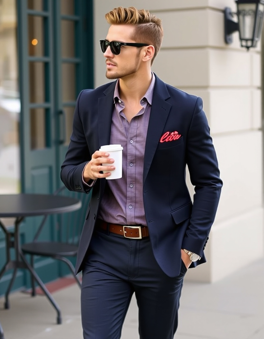 coffee date outfits for men