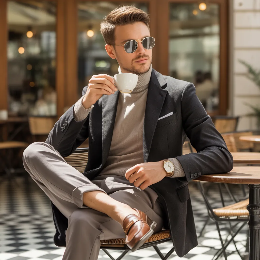 coffee date outfits for men