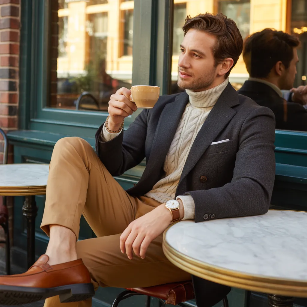 coffee date outfits for men