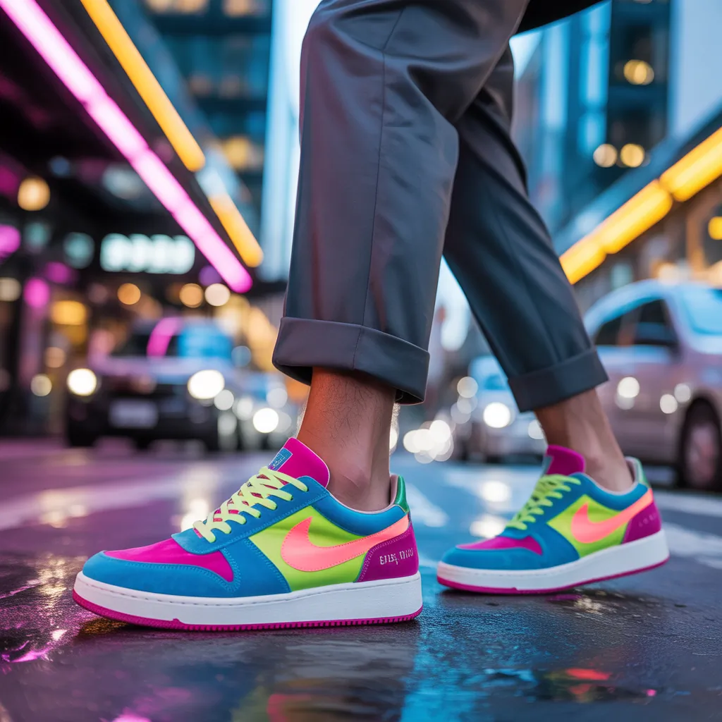 colorful shoes