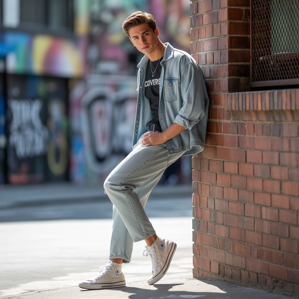 converse outfit men