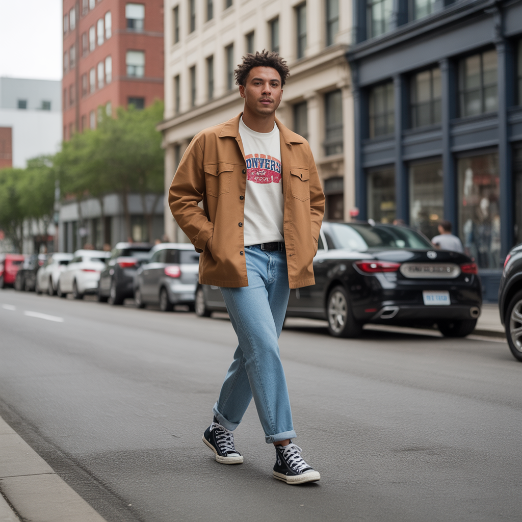 converse outfit men