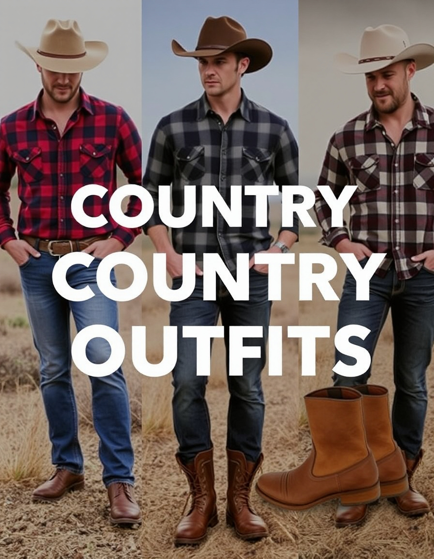 country outfits men need for a rugged look