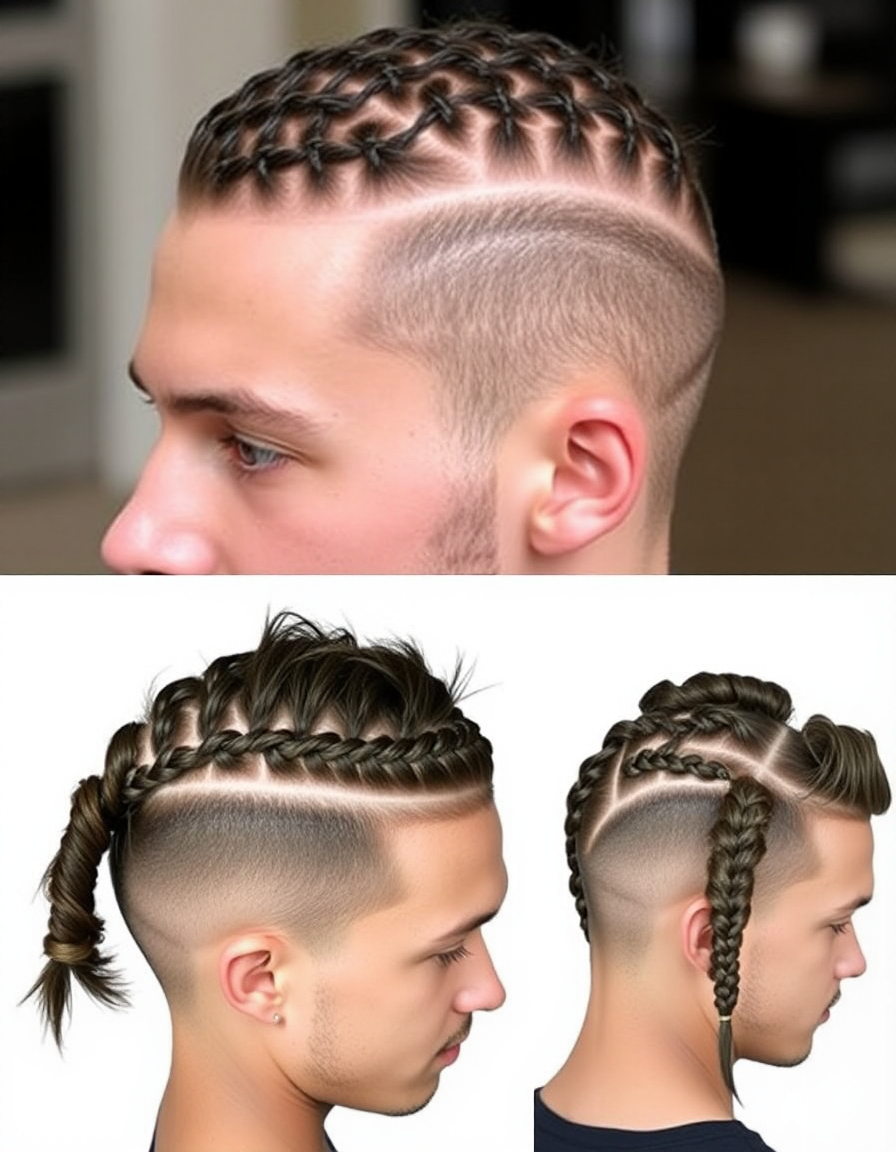 creative braids ideas for men