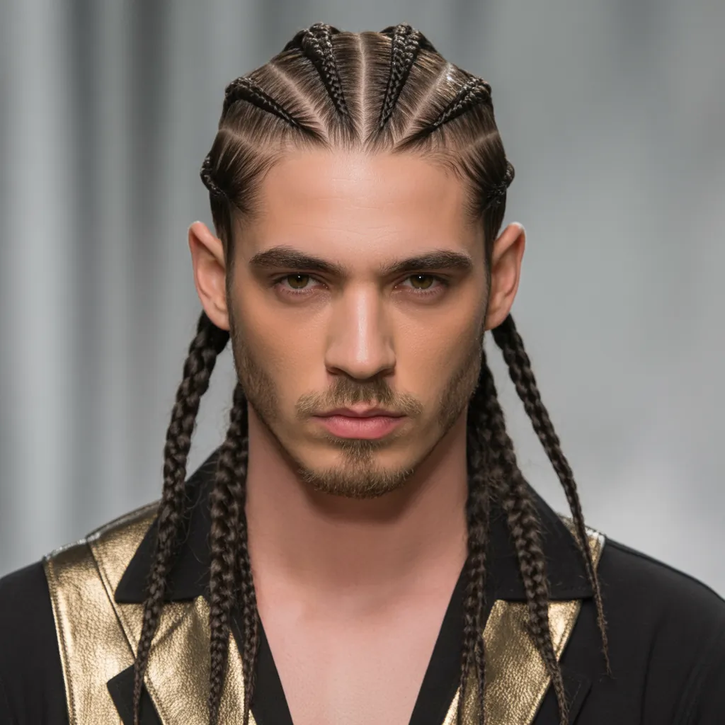 creative cornrow ideas for men