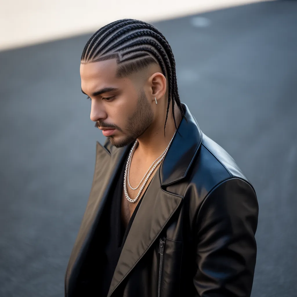 creative cornrow ideas for men