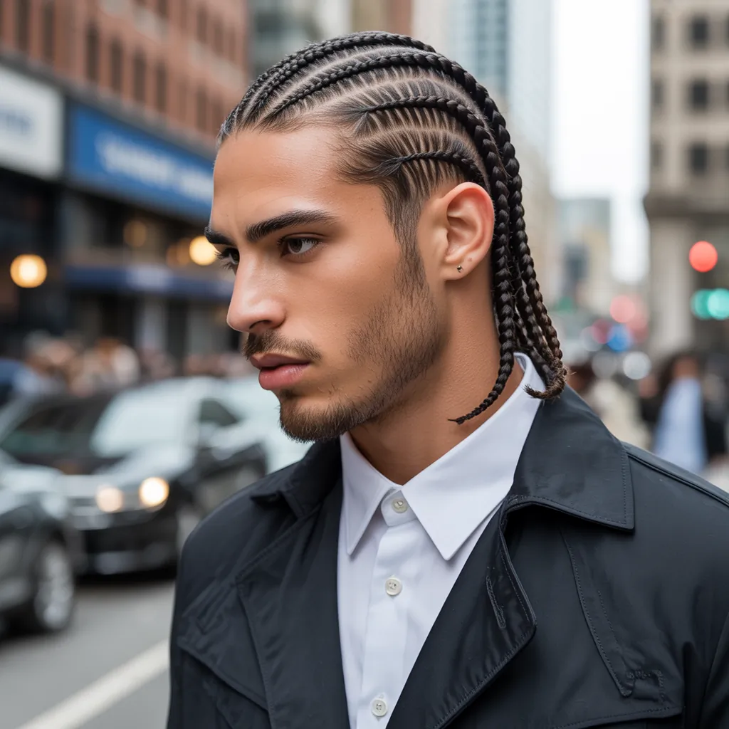 creative cornrow ideas for men