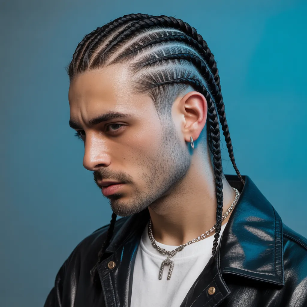 creative cornrow ideas for men