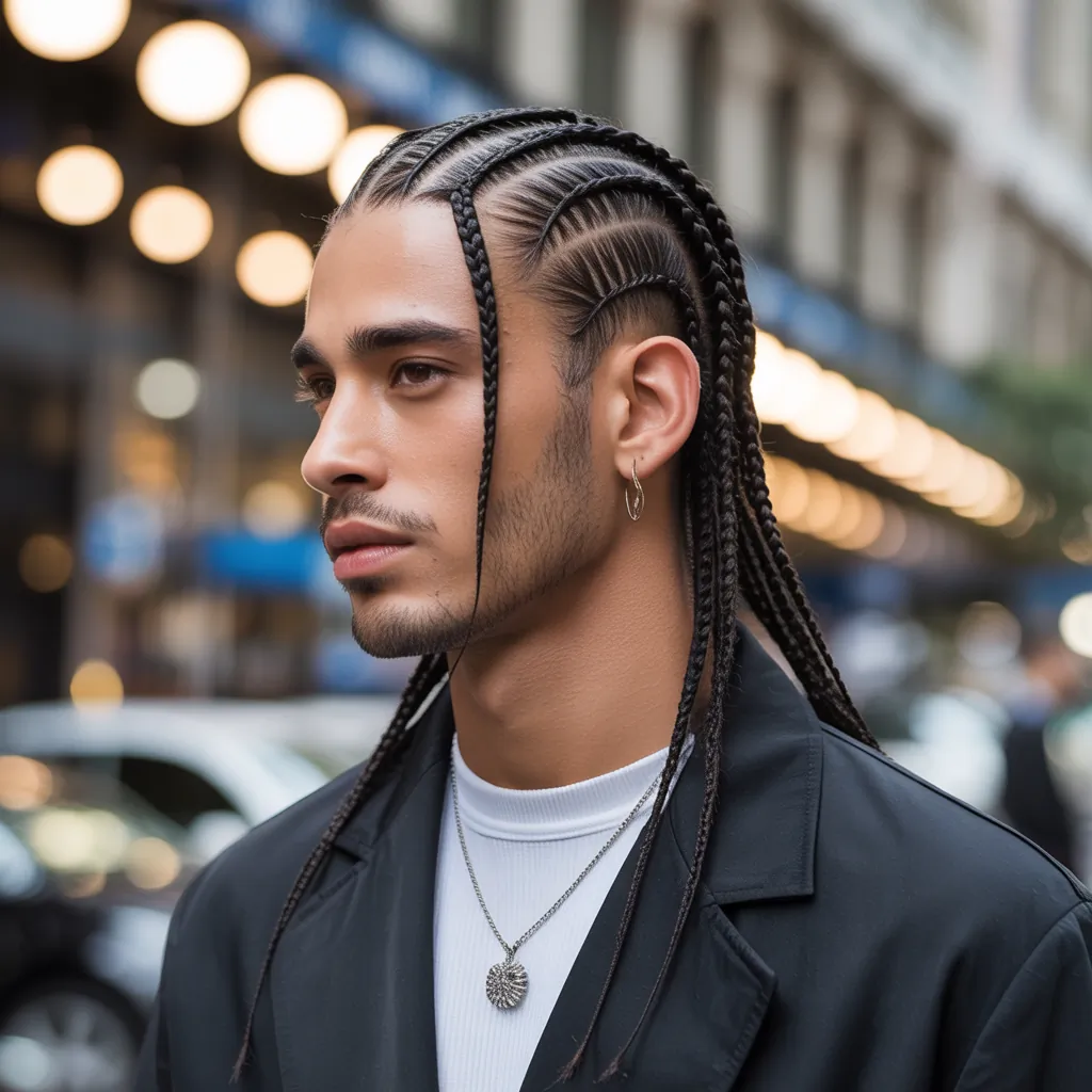 creative cornrow ideas for men