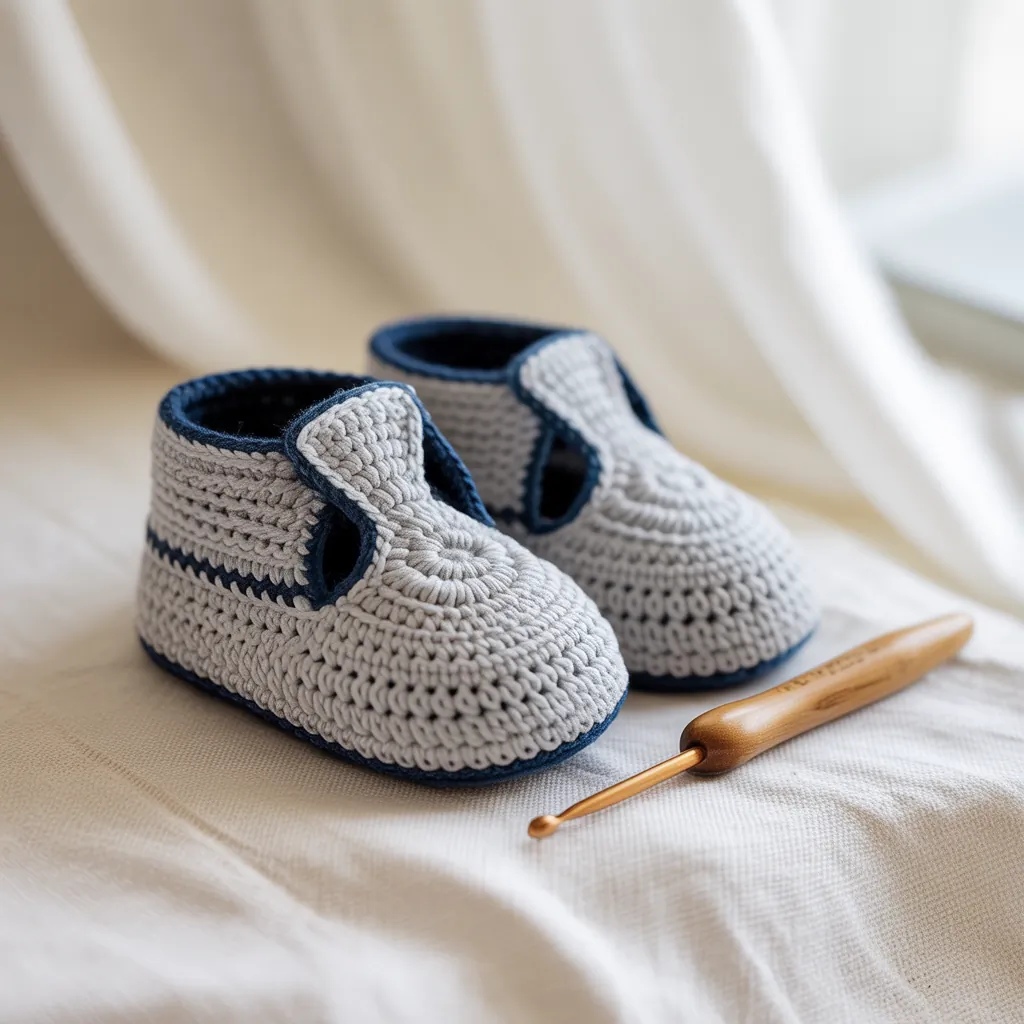 crochet baby shoes free pattern